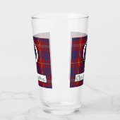 Clan Hamilton Wappen und Tartan Glas (Links)