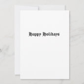 Clan Hamilton Wappen und Tartan Weihnachtskarte (Rückseite)