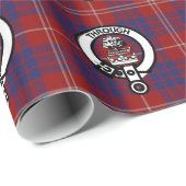 Clan Hamilton Wappen und Tartan Wrapping Paper Geschenkpapier (Rolleneckpunkt)
