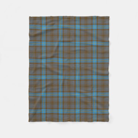 Clan Hannah Tartan Kariert Fleecedecke (Vorderseite)