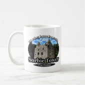 Clan Hannay Sorbie Turm-Schloss Schottland Kaffeetasse (Links)