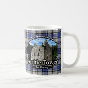 Clan Hannay Sorbie Turm-SchlossTartan Kaffeetasse
