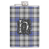 Clan Hannay Tartan-alte Schottland-Flasche Flachmann (Vorderseite)