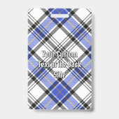 Clan Hannay Tartan Ausweis (Rückseite)