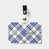 Clan Hannay Tartan Ausweis (Vorderseite mit Clip)