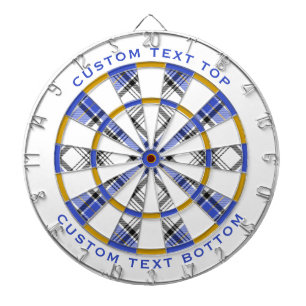 Clan Hannay Tartan Dartscheibe