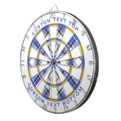 Clan Hannay Tartan Dartscheibe (Vorderseite rechts)