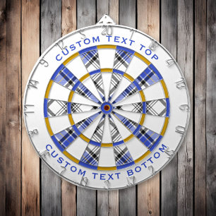 Clan Hannay Tartan Dartscheibe