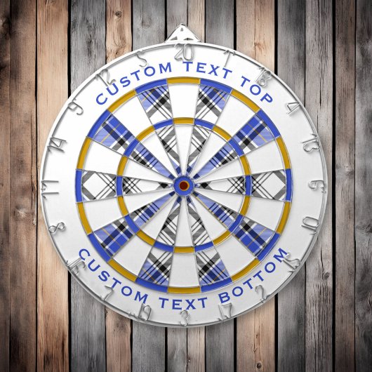 Clan Hannay Tartan Dartscheibe