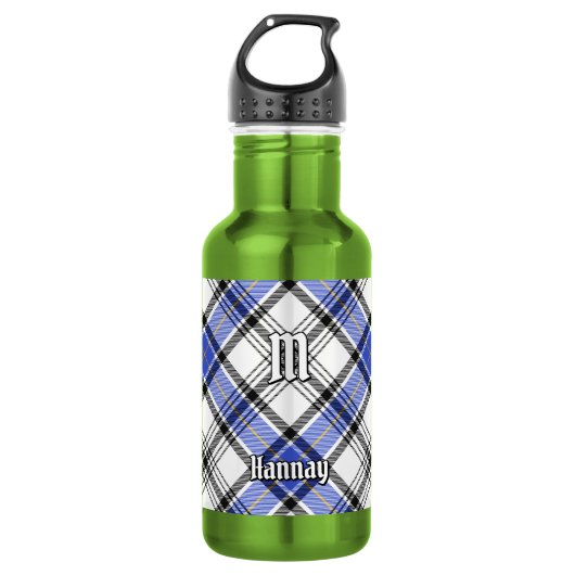 Clan Hannay Tartan Edelstahlflasche (Vorderseite)