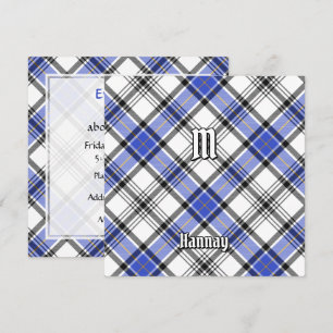 Clan Hannay Tartan Einladung