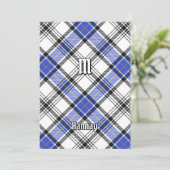 Clan Hannay Tartan Einladung (Stehend Vorderseite)