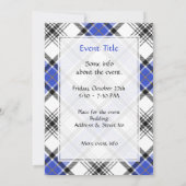 Clan Hannay Tartan Einladung (Rückseite)