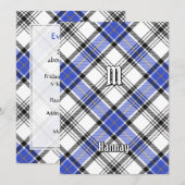 Clan Hannay Tartan Einladung (Vorne/Hinten)