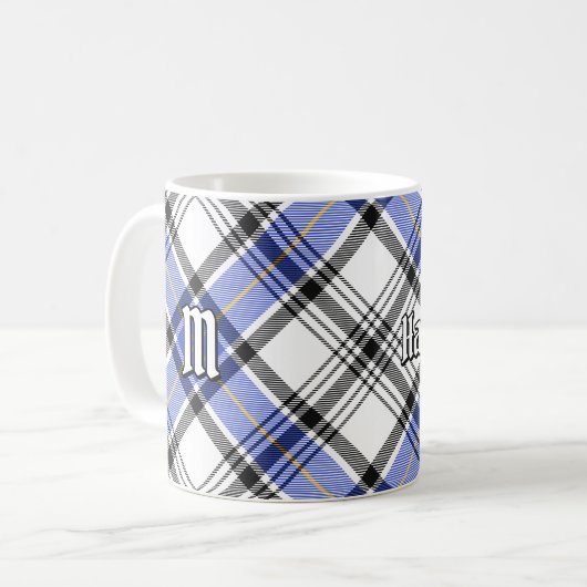 Clan Hannay Tartan Kaffeetasse (Vorderseite Links)