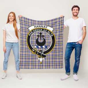 Clan Hannay Tartan Kariert Fleecedecke