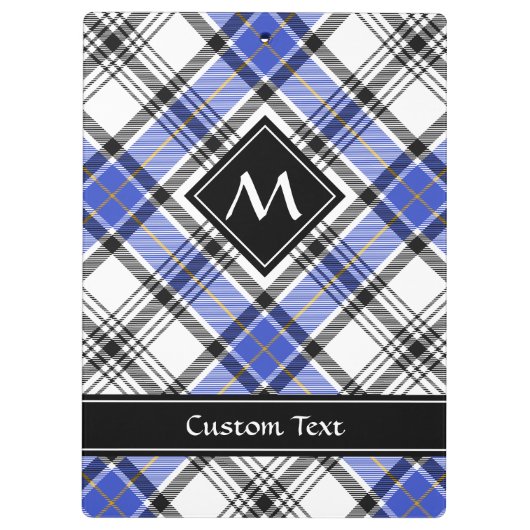 Clan Hannay Tartan Klemmbrett (Rückseite)