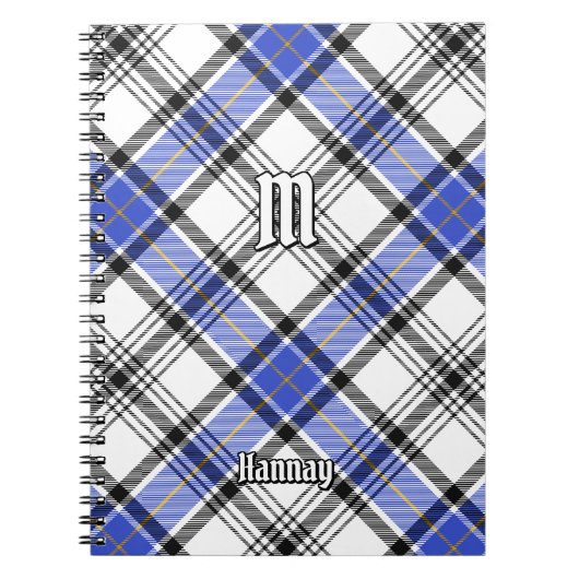 Clan Hannay Tartan Notizblock (Vorderseite)