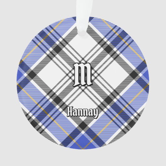 Clan Hannay Tartan Ornament (Vorderseite)