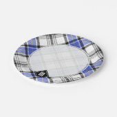 Clan Hannay Tartan Pappteller (Schrägansicht)