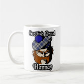 Clan Hannay Tartan Scottish Kaffeetasse (Links)