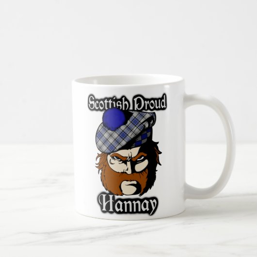 Clan Hannay Tartan Scottish Kaffeetasse (Rechts)