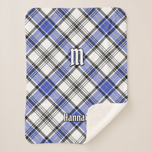 Clan Hannay Tartan Sherpadecke (Vorderseite)