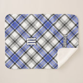 Clan Hannay Tartan Sherpadecke (Vorderseite (Horizontal))