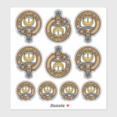 Clan Hannay Wappen Sticker Set (Blatt)