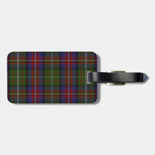 Clan Hargis Tartan Karierter Gepäcktag Gepäckanhänger (Rückseite horizontal)