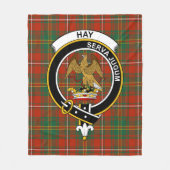 Clan Hay Ancient Tartan Kariert Fleecedecke (Vorderseite)