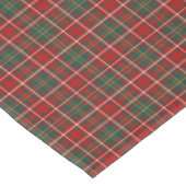 Clan Hay Red und Green Scottish Tartan Tischdecke (Schrägansicht)