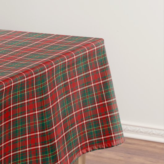 Clan Hay Red und Green Scottish Tartan Tischdecke (Beispiel)