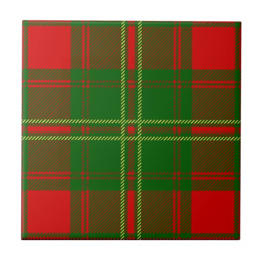 Clan Hay Tartan Fliese (Vorderseite)