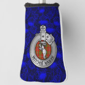 Clan Hay Wappen & Tartan auf Thistle Golf Headcover (Rotieren 90)