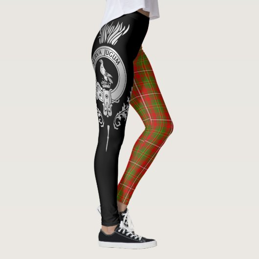 Clan Hay Wappen & Tartan Leggings (Rechts)