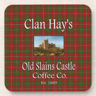 Clan Hays Old Slains Castle Coffee Co. Getränkeuntersetzer