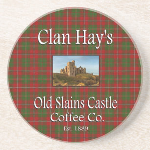 Clan Hays Old Slains Castle Coffee Co. Untersetzer
