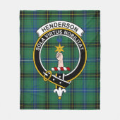 Clan Henderson Ancient Tartan Kariert Fleecedecke (Vorderseite)