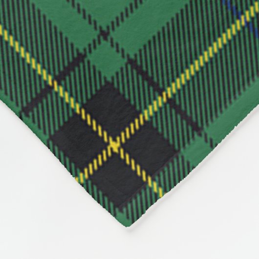 Clan Henderson Ancient Tartan Kariert Fleecedecke (Ecke)