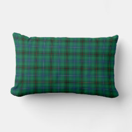 Clan Henderson Bright Green und Blue Tartan Lendenkissen