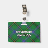 Clan Henderson Tartan Ausweis (Rückseite mit Clip)