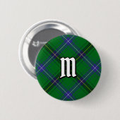 Clan Henderson Tartan Button (Vorne & Hinten)