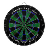 Clan Henderson Tartan Dartscheibe (vorne)
