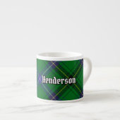 Clan Henderson Tartan Espressotasse (Vorderseite Rechts)