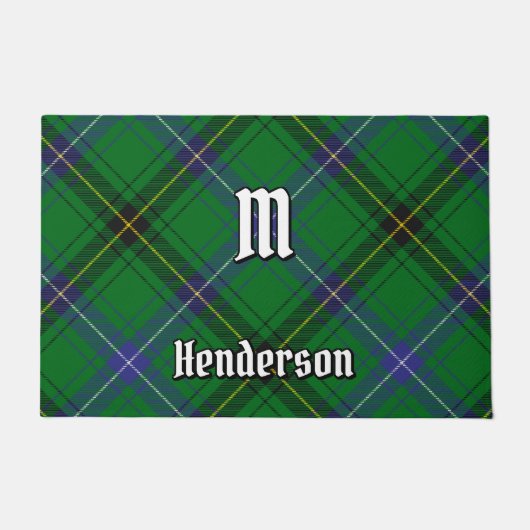 Clan Henderson Tartan Fußmatte (Vorderseite)