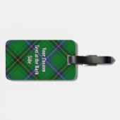 Clan Henderson Tartan Gepäckanhänger (Rückseite horizontal)