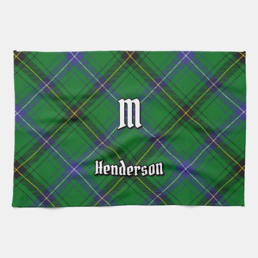 Clan Henderson Tartan Geschirrtuch (Horizontal)
