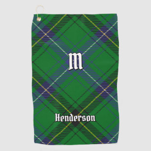 Clan Henderson Tartan Golfhandtuch