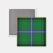 Clan Henderson Tartan Magnet (Vorderseite/Rückseite)